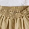Skirt for Women Casual Versatile Solid Color Elastic High Waist Long LooseTrousers Stretchy Slim Skirt