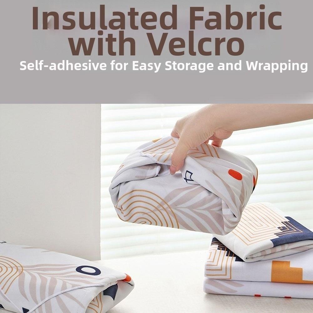 Aluminum Foil Lining Cold Hot Insulation Cover Portable Self-Adhesive Cloth Food Preservation