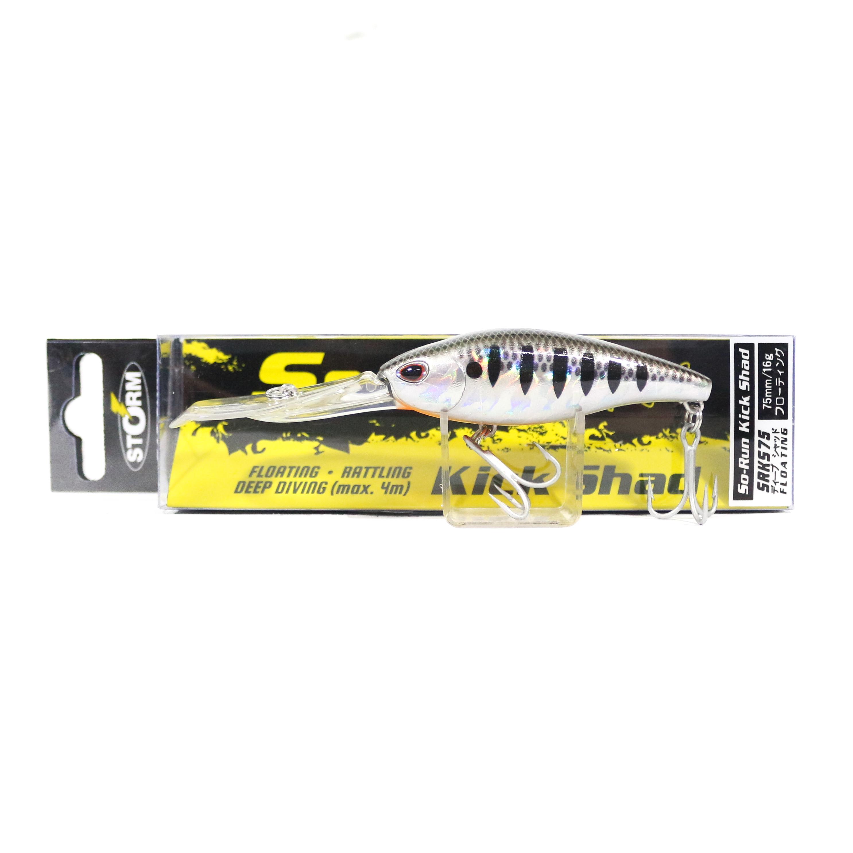 

Storm So-Run Kick Shad 75 Floating Lure SRKS75/BCO (9866)