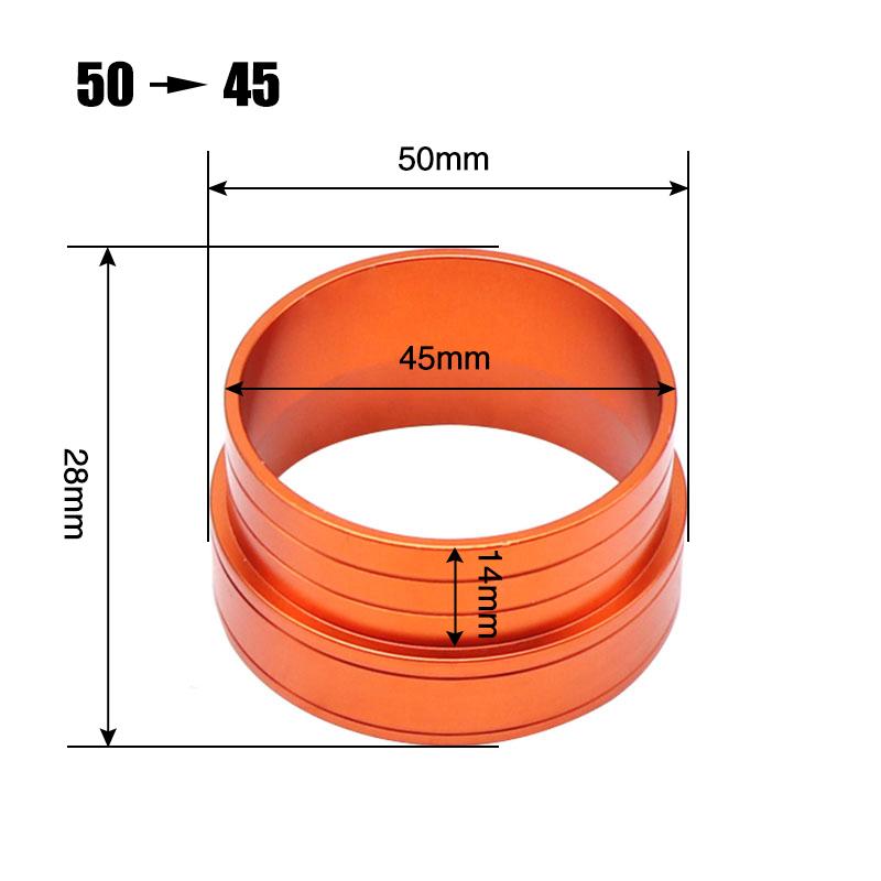 ZSDTRP 37/42/45/50mm Motorcycle Carburetor Intake Air Filter Installation Adapter Connector Adapter Aluminum Alloy 50 45 Adapter