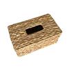 Hand-Woven Wicker Tissue Box Cover, Rectangular Rattan Napkin Holder, Decorative Tissue Storage Box for Bathroom, Living Room, Office
