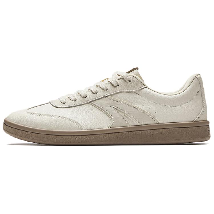 

New Anta Life Collection Slip Resistant, Abrasion Resistant, Lightweight Low Top Skateboard Shoes Men s Fish Belly Chalk 912538033-2 44