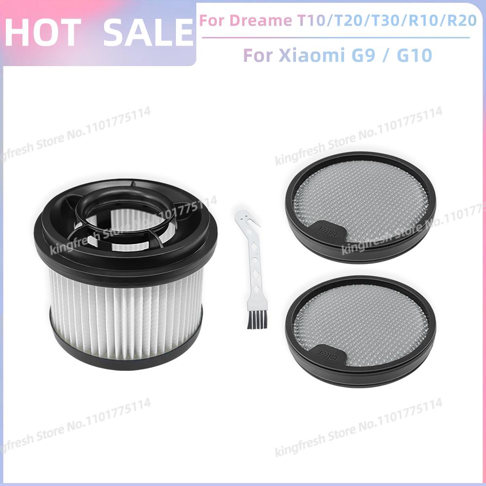 Fit For Dreame T10 / T20 / T20 Pro / T30 / T30 Neo / R10 / R10 Pro / R20, Xiaomi G9 / G10 Replacement Parts Pre Post Filter