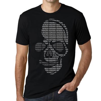 Men's T-Shirt - Skull Binary Code - Funny Shirt for Programmers