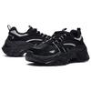 FILA Sofia Fishbone Shoes Round Toe Lace-Up Shock Absorbing Non-Slip Breathable Low-Top Casual Shoes Women sneaker Black F12W034120FBK