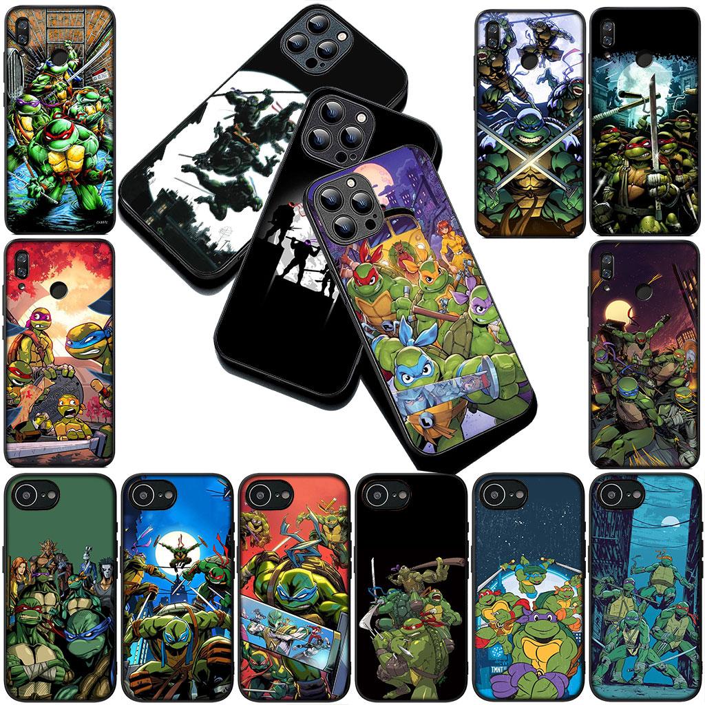 Phone Cover for Motorola Moto G86 G57 E14 E15 G14 G34 G35 G84 G24 A54 G15 Power E22 Soft Case Ninjas Anime T-Turtles Cartoon