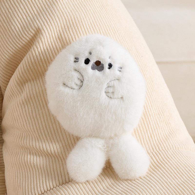 Ocean Series Magnetic Plush Toys: Starfish, Seahorse, Clownfish, Seal, Squid.