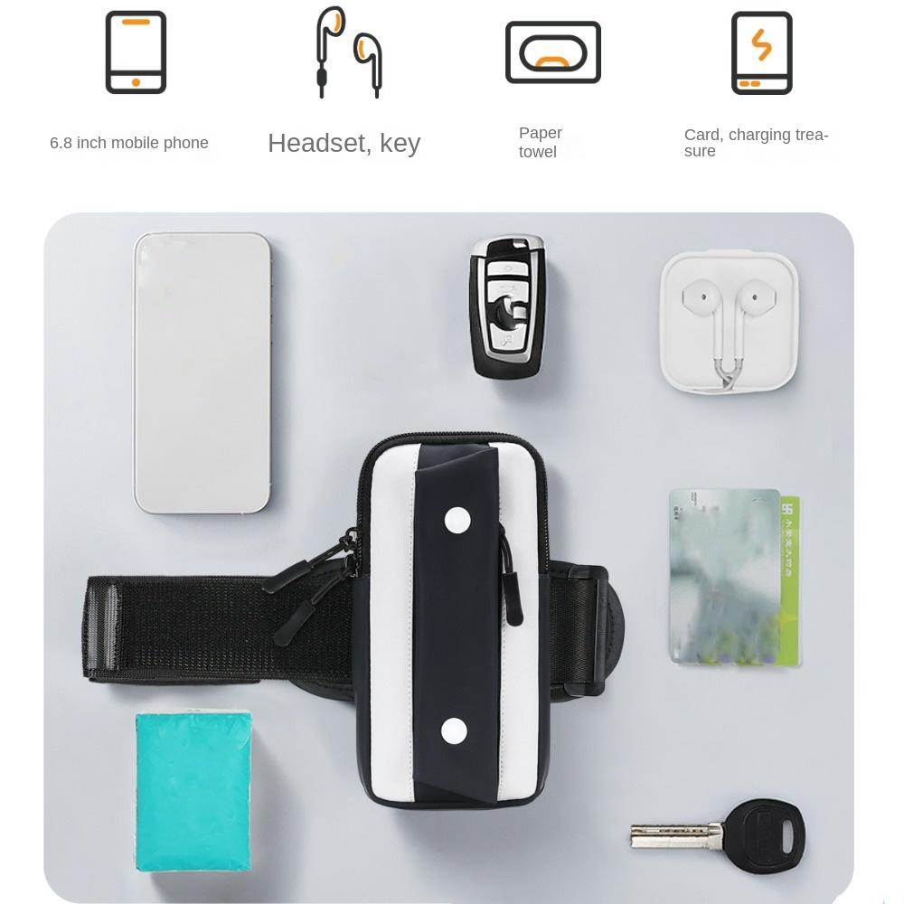 Portable Running Phone Bag Protective Sports Arm Bag Wrist Phone Bag  Phone Accessories