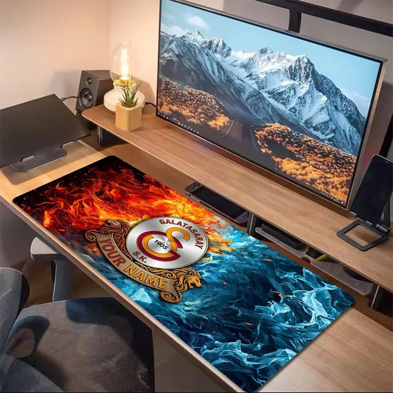 Galatasaray S.K Print Cushion Non-slip Laptop Tablet Big Mousepad XXL Mat Mini PC Playmat With Lock Edge
