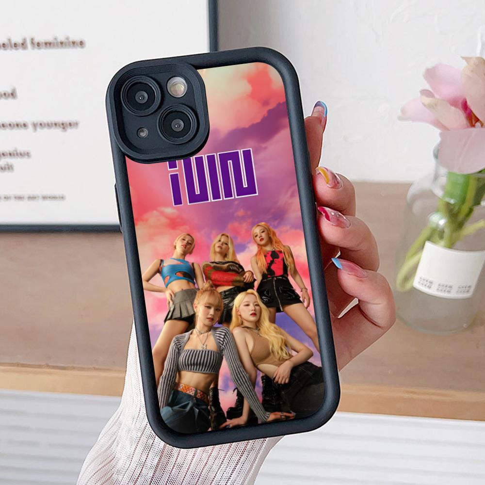 KPOP G-Gidle-S Thicken TPU Mobile Phone Case for iPhone 17 16 15 14 13 12 11 Air Pro Max Plus Colorful Cover