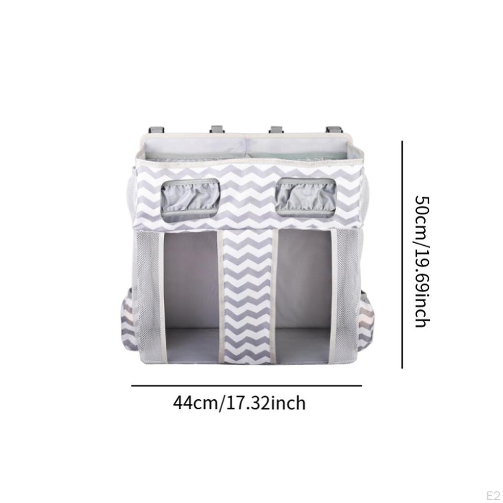 Windelorganizer für Kinderzimmer mit hängender Aufbewahrungstasche und Krippenzubehör