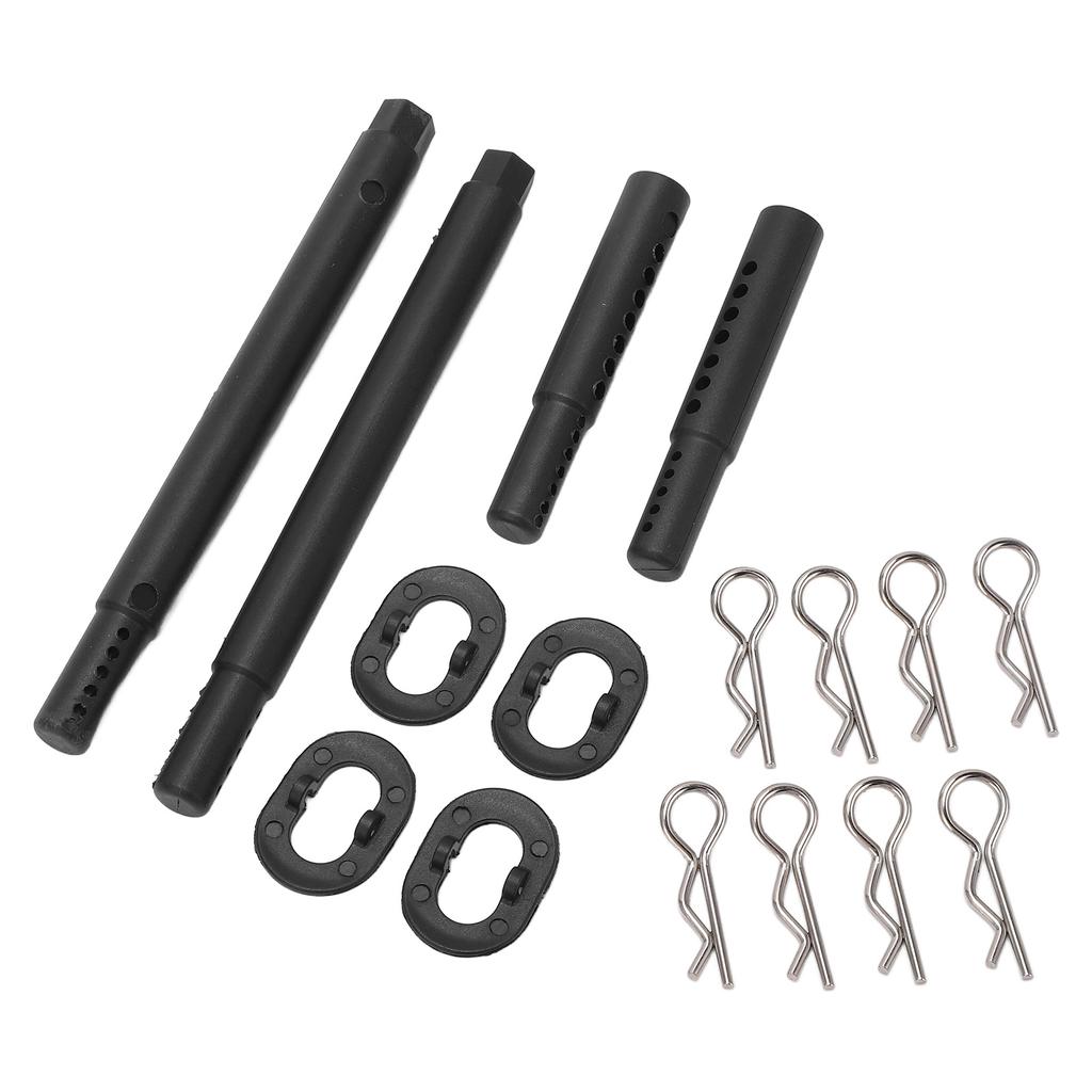 RC Body Mount Post Set Plastic RC Car Shell Holder with Steel Buckles for ZD Racing 1 7 EX07