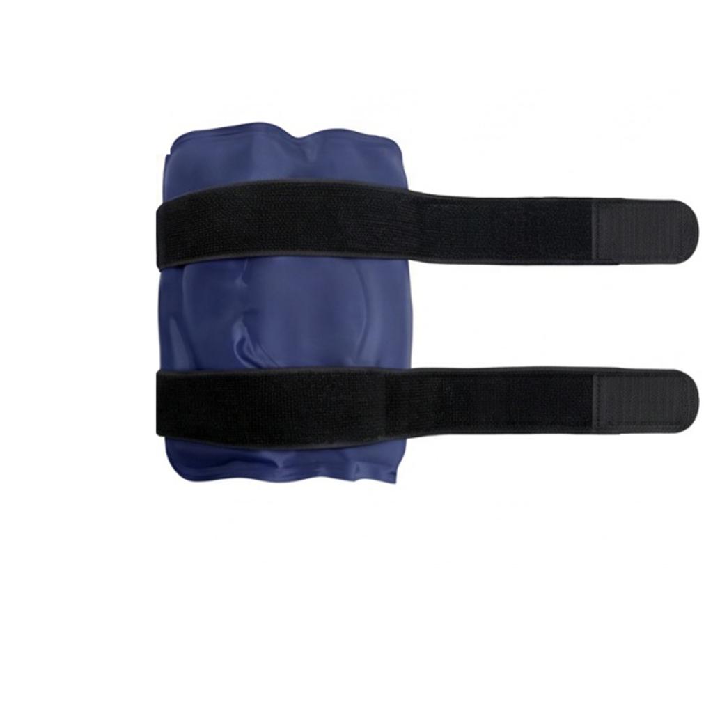 Borsa del Ghiaccio per Ginocchio con Cinturino Regolabile - Fasciatura Compressiva Riutilizzabile Calda e Fredda