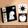 Infant Visual Stimulation Black & White Cards: Newborn Early Education 0-3 Months
