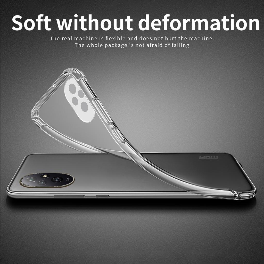 MOFI For Honor 200 Pro 5G Clear Case Shockproof Slim TPU Phone Cover