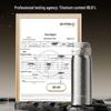 TOMIC Titanium Insulated Bottle with Flip Lid
