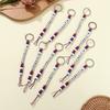 WTEMPO Creative Keychain Kit LOVE USA & AMERICAN Letter Beads Keychains Handbags Packbacks Hanging Keychian Pendents Festival Holiday Keychain Gifts