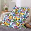 1Pc Colorful Creatures Celebration Blanket Soft And Comfortable Casual Warm Camping Travel Christmas Halloween Gift M921123