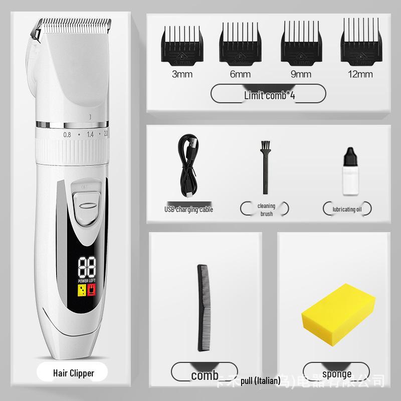 Rechargeable Electric Hair Clipper & Trimmer Combo for Self-Haircuts