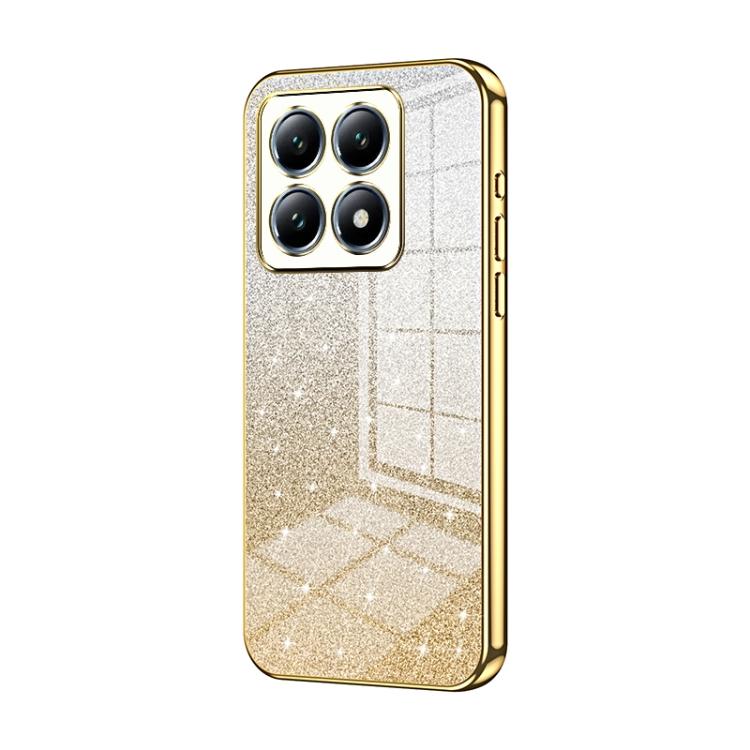 Gradient Glitter Powder Electroplated Phone Case