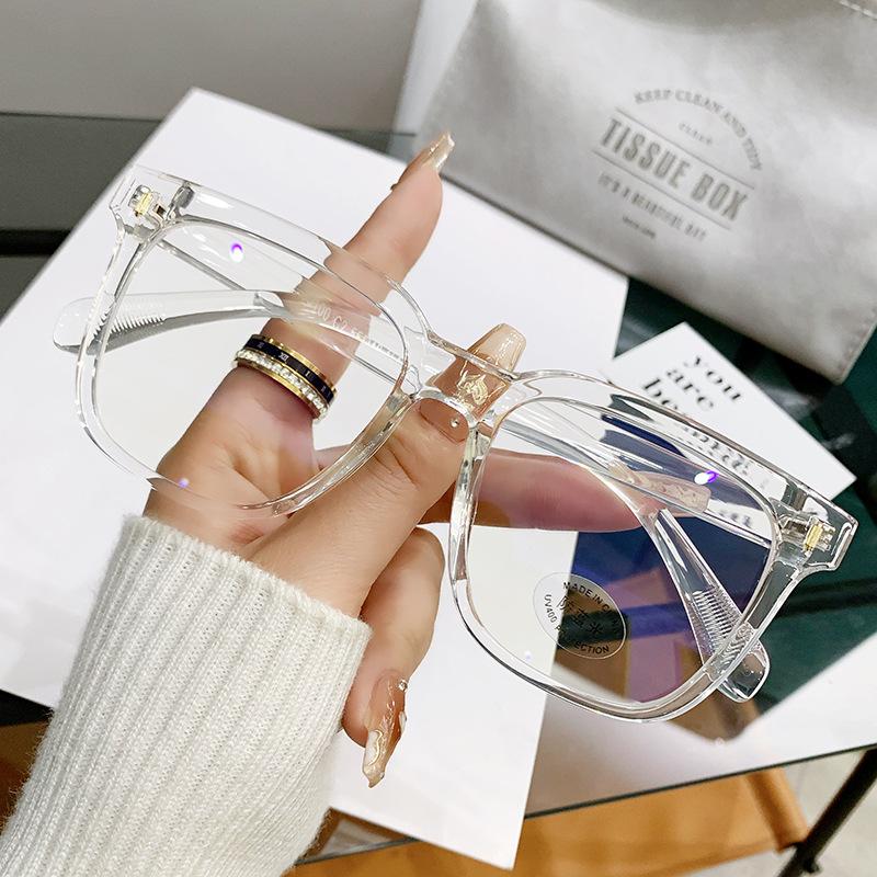 New Mens Small Frame Square Glasses Anti Blue Light Eyewear Retro Anti Radiation Eyeglasses for Women Fashion