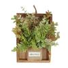 Wall Framed Artificial Plant Faux Greenery Plant in Frame Wall Decor Hanging