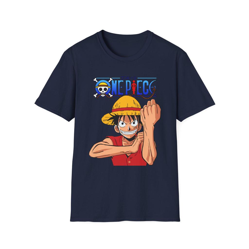 2026 Summer ONE PIECE Retro Cosplay Tshirt Unisexs Oversize Casual Cotton Printed Shortsleeved Unisex Childrens Sports Shirt