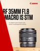 Canon RF35mm Macro IS STM Prime Lens with EOS RF3518MISSTM F1.8 Wide-Angle (Compatible R)