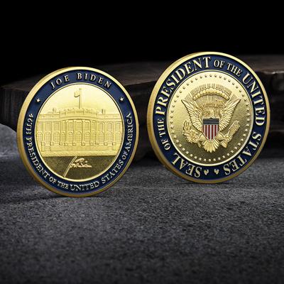 Moneta commemorativa souvenir del 46esimo presidente degli Stati Uniti Joe Biden