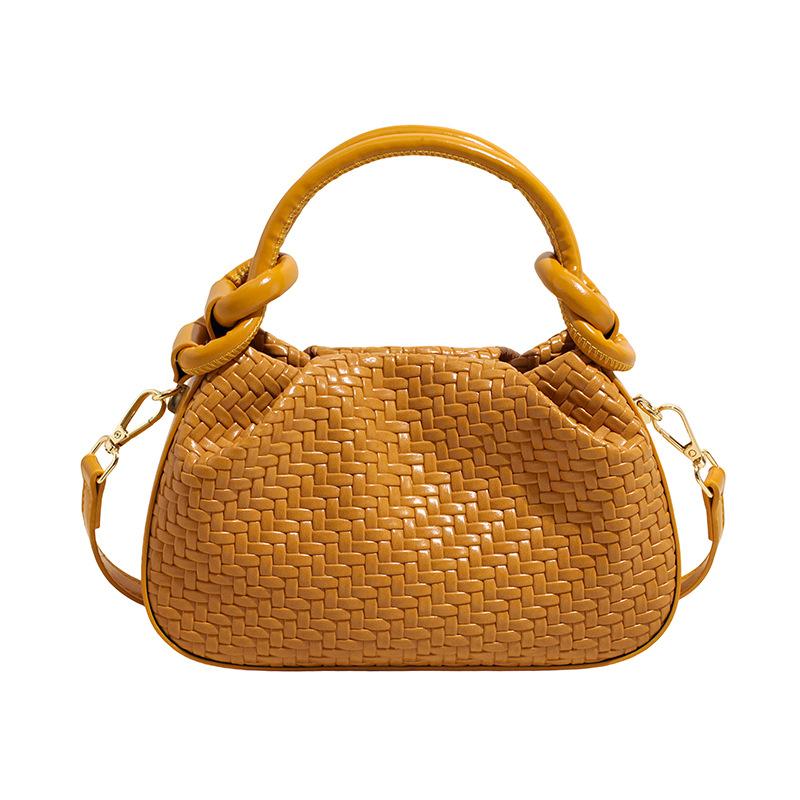 Handmade Woven Bag, Bucket Bag, Crossbody Bag for The Armpit, Commuter Shoulder Bag, Large Capacity Crossbody Bag