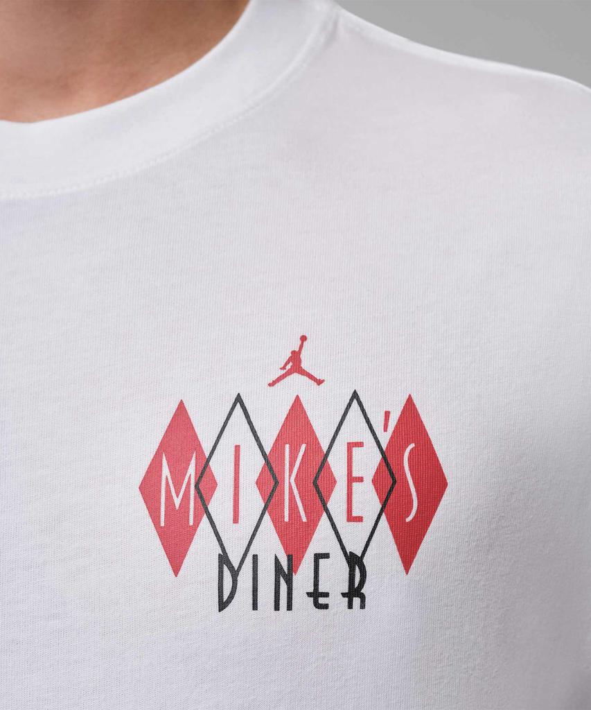 Nike Jordan T-Shirt M - White:Black:University Red / If3161-100
