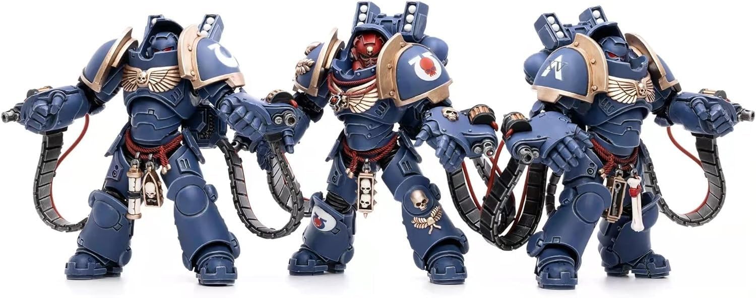 

Angen Joytoy x Warhammer Ultramarines Примарис Агрессоры Масштабная Экшн-фигурка 1/18
