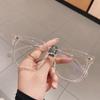Vintage Oversized Round Frame Myopia Glasses Anti Blue Light Computer Eyewear Classic Transparent Near Sight Glasses Women Men