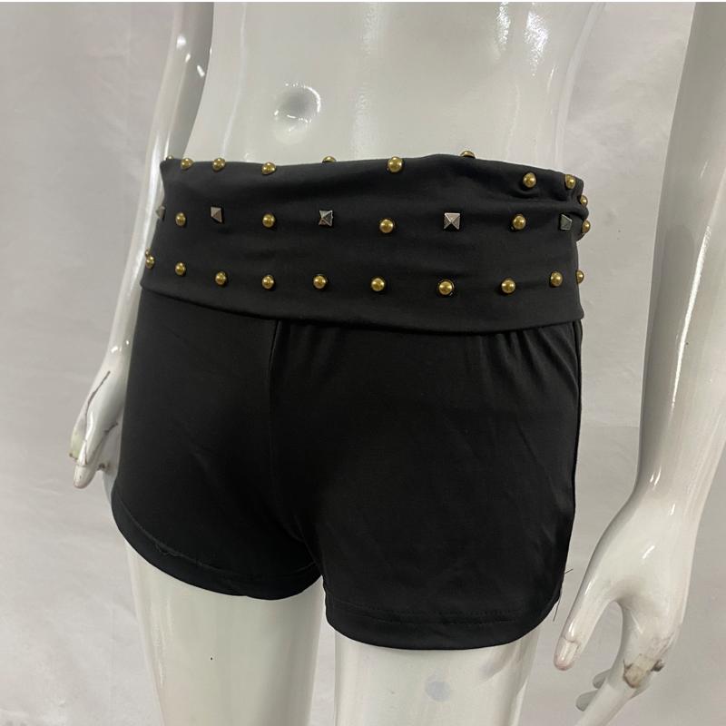 Europäische und Amerikanische Gotische Punk Dunkle Heiße Diamant Sexy Low Waist Shorts