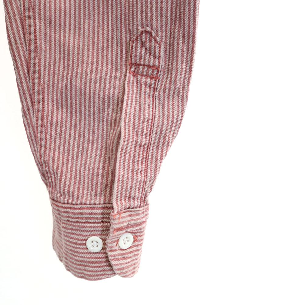 MIHARA YASUHIRO made in Japan Hickory stripe Long sleeve Layered shirt S Men's Used