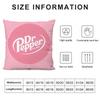 Cherry Drink D-Dr P-Peppers Cushion Cover Pillowcase Ultra Soft Skin Friendly Fabric Cloud Like Comfort & Concealed Zipper
