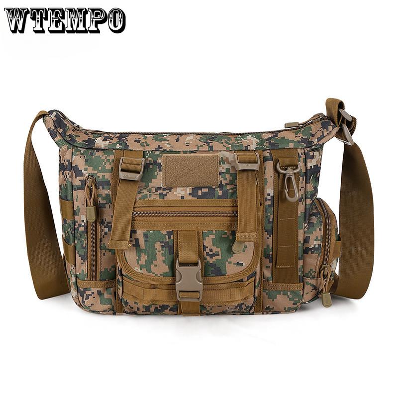 Torba na ramię w kamuflażu Torba na komputer męska Duża torba crossbody Torba męska Torba rekreacyjna