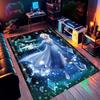 Elsa Pattern Rug with Magic - Non-slip Kitchen Mat, Outdoor Rug, Home and Bedroom Decor, Yoga Mat, Birthday Gift.