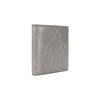 Gucci GG Embossed Perforated Leather Bifold Wallet In Grey For Men Daily Use