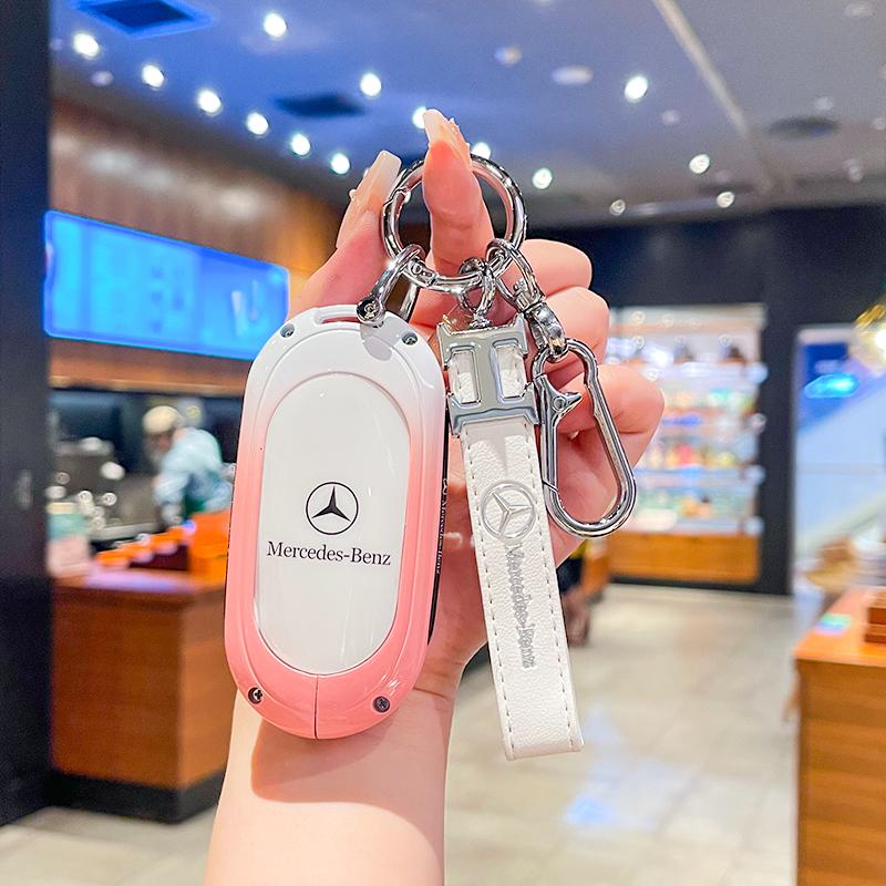 Car Key Case Cover Shell for Mercedes Benz Cla250 Mercedes Benz GLS53 2019 GLS450 Maybach GLS600 2021 AMG C63S GLE 450 2020 lsu8