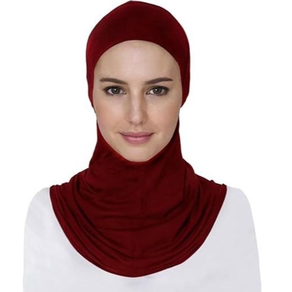 High Elasticity Hijab Cap Modal Cotton Muslim Bonnet Fashion Neck Cover  Islamic Fashion