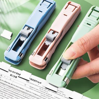 Dispensador de Grapadora Portátil Clips Metálicos Reutilizables Ecológicos para Protección de Documentos Dispensador de Clips de Papel Ligero de Mano para Hogar Escuela