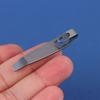 1Set 420 Stainless Steel Material Knife Back Clip With 3Pcs M2.5 Screws Pocket Waist Clamps For Knives Diy Make Accessories
