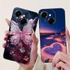 6.67'' For Tecno Spark Go 1 Case Pop 9 Cover Cute Cat Cartoon Fashion Butterfly Boy Girl Back Cover For Tecno Pop 9 Phone Case
