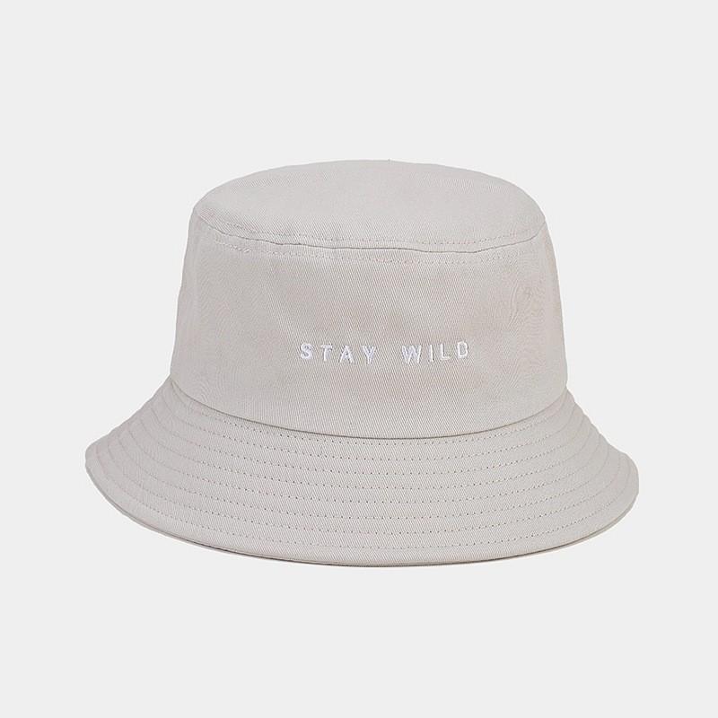 Cotton Embroidered Fisherman Hat With Sun Protection For Casual Summer Wear