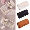 Waterproof Cosmetic Storage Bag Large Capacity Roll Cosmetic Bag Makeup Brush Bag  Holiday Gift