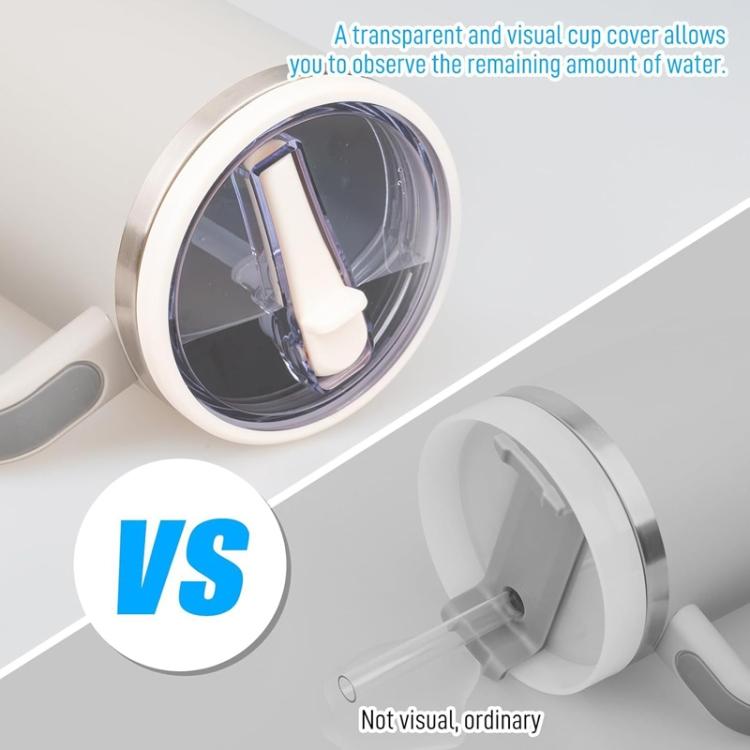 Dla Stanley 40oz Adventure Quencher Przezroczysta Pokrywka ze Słomką Części Zamienne