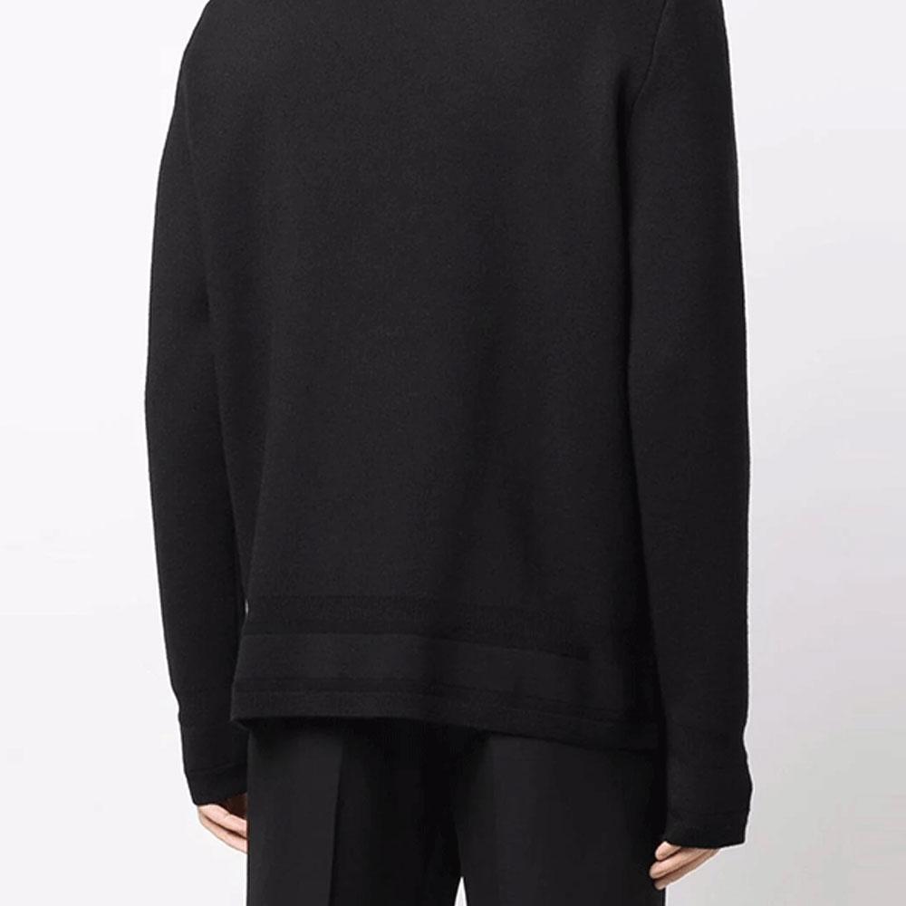 Givenchy Sweaters Men's Black Crew Neck Moderate Other BM90GB4Y8D-001
