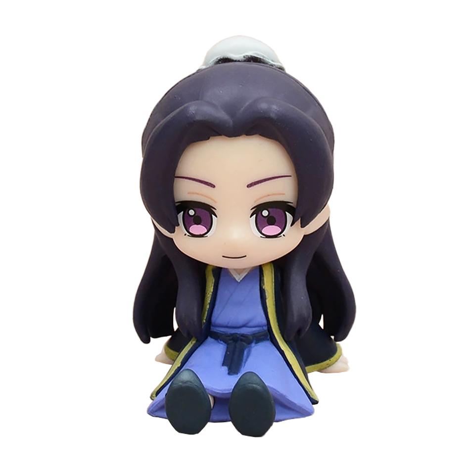 1-4pcs the Pharmacy Diaries Maomao Jinshi Mini Figure Anime Periphery Kawaii Sitting Toys Desktop Car Ornaments Model Present