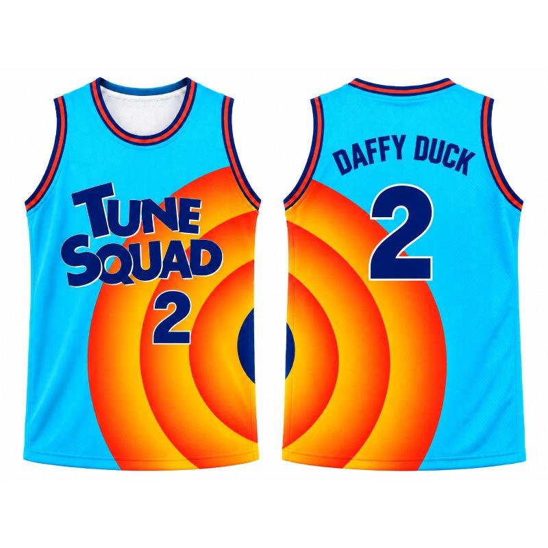 2026 Nuovo Looney Tunes Space Jam 2 Tune Squad Canotta da Basket Bugs Bunny Paperino Tasso Tweety Bambini Adulti Unisex